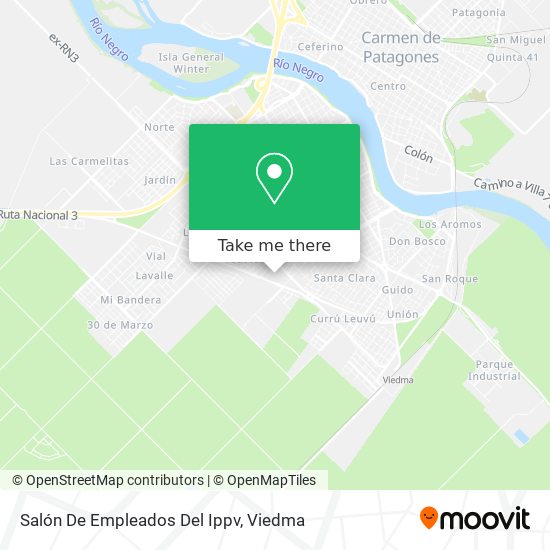 Mapa de Salón De Empleados Del Ippv
