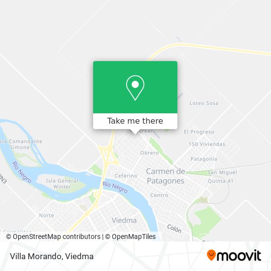 Villa Morando map