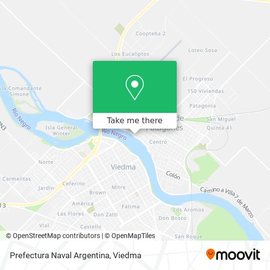 Prefectura Naval Argentina map