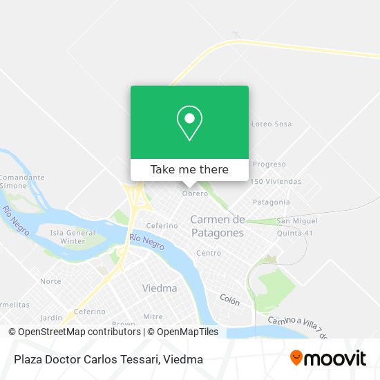 Plaza Doctor Carlos Tessari map