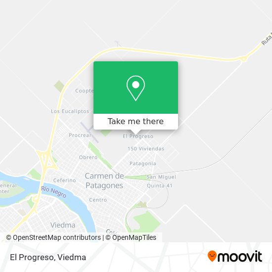 Mapa de El Progreso