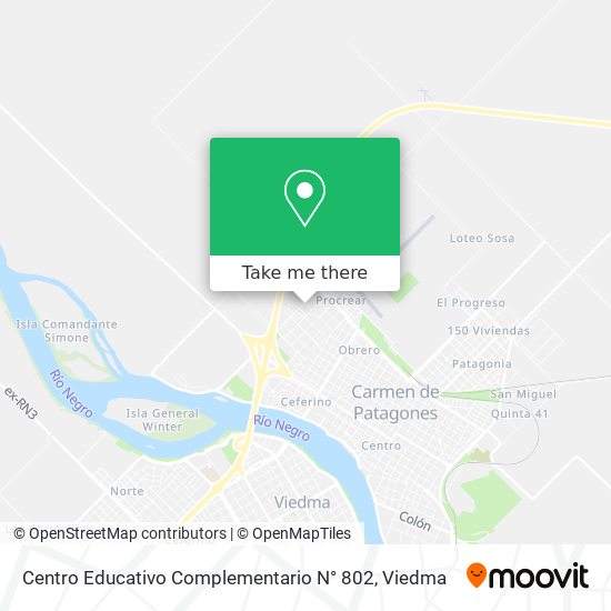 Centro Educativo Complementario N° 802 map