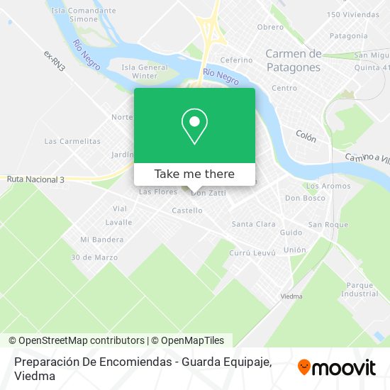 Mapa de Preparación De Encomiendas - Guarda Equipaje