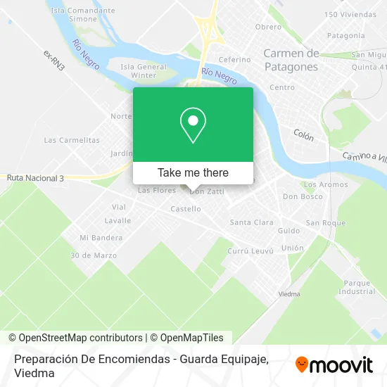 Preparación De Encomiendas - Guarda Equipaje map