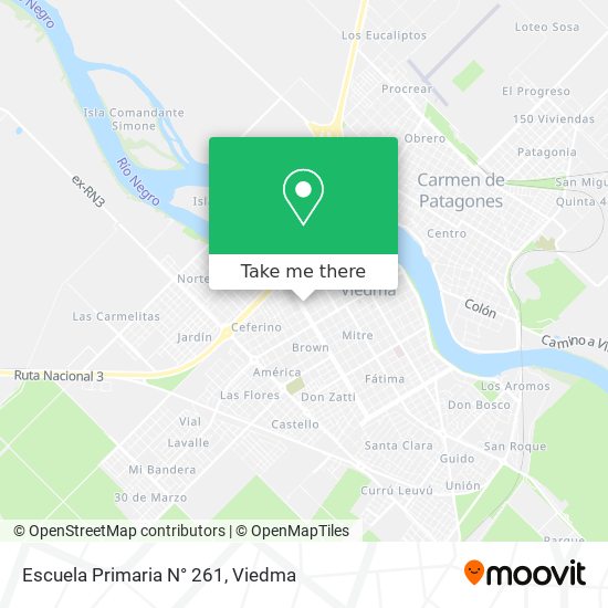 Escuela Primaria N° 261 map