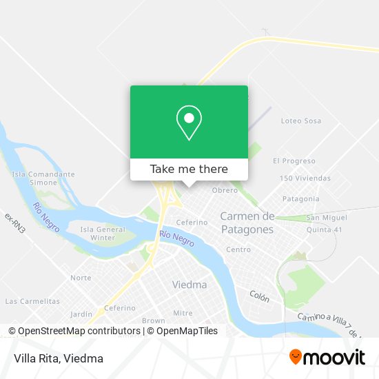 Villa Rita map