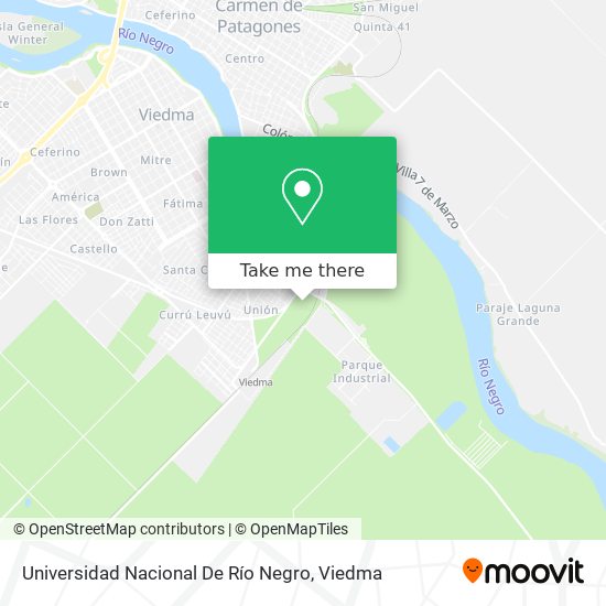 Universidad Nacional De Río Negro map