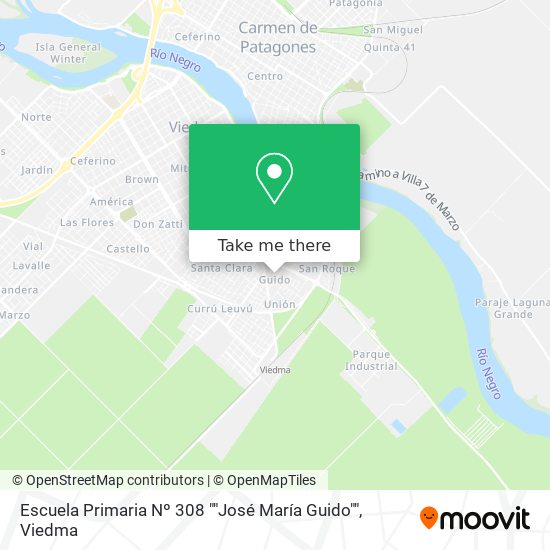 Escuela Primaria Nº 308 ""José María Guido"" map