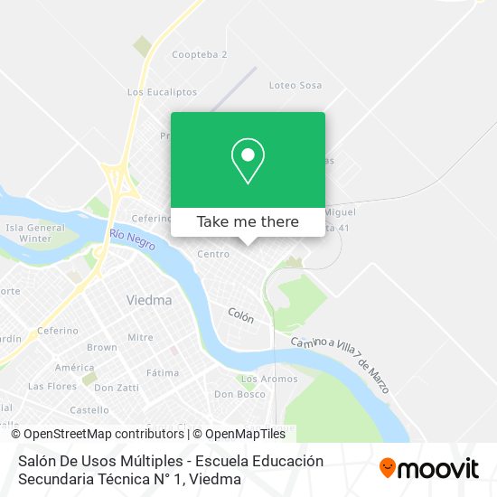 Salón De Usos Múltiples - Escuela Educación Secundaria Técnica N° 1 map