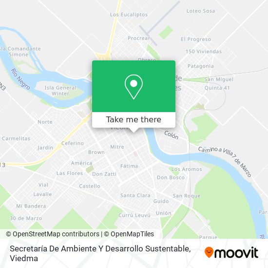 Mapa de Secretaría De Ambiente Y Desarrollo Sustentable