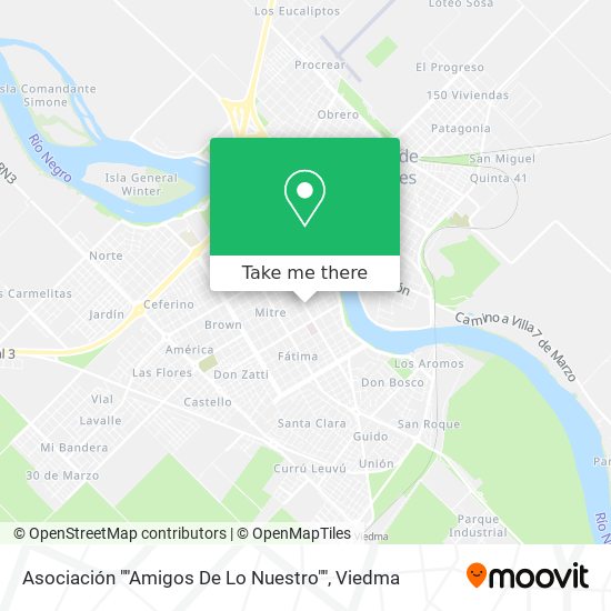 Asociación ""Amigos De Lo Nuestro"" map