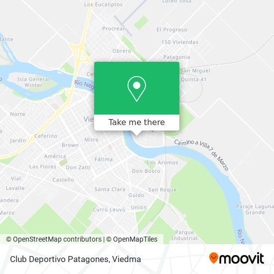 Club Deportivo Patagones map