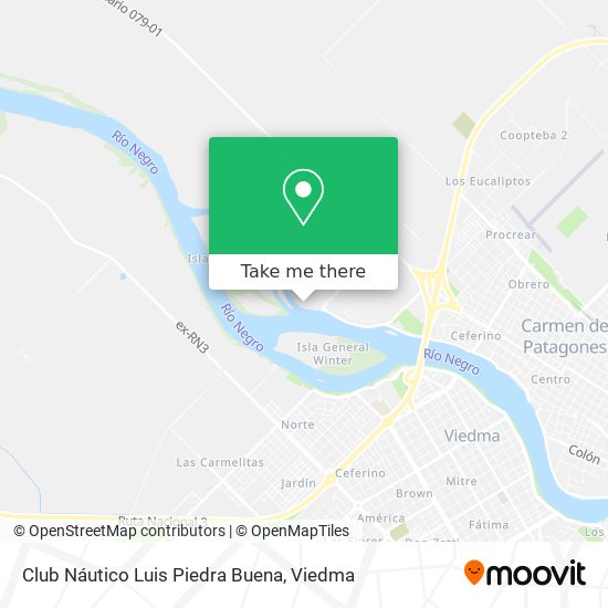 Mapa de Club Náutico Luis Piedra Buena