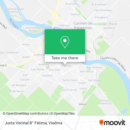 Junta Vecinal B° Fátima map