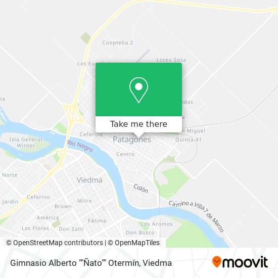 Gimnasio Alberto ""Ñato"" Otermín map