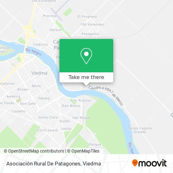 Asociación Rural De Patagones map