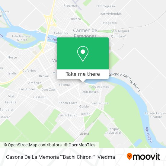 Mapa de Casona De La Memoria ""Bachi Chironi""