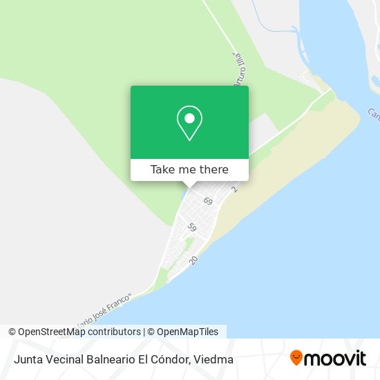 Junta Vecinal Balneario El Cóndor map