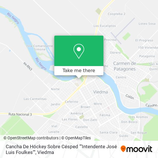 Cancha De Hóckey Sobre Césped ""Intendente José Luis Foulkes"" map