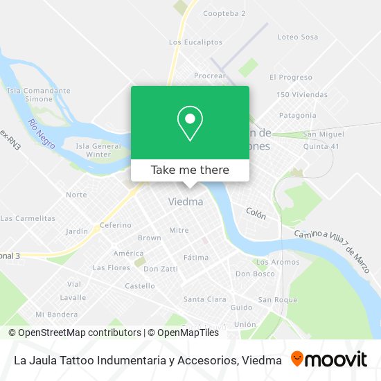 La Jaula Tattoo Indumentaria y Accesorios map