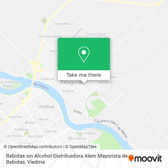 Bebidas sin Alcohol-Distribuidora Alem Mayorista de Bebidas map