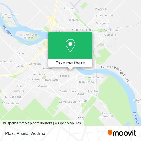 Mapa de Plaza Alsina