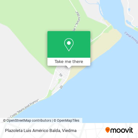 Mapa de Plazoleta Luis Américo Balda