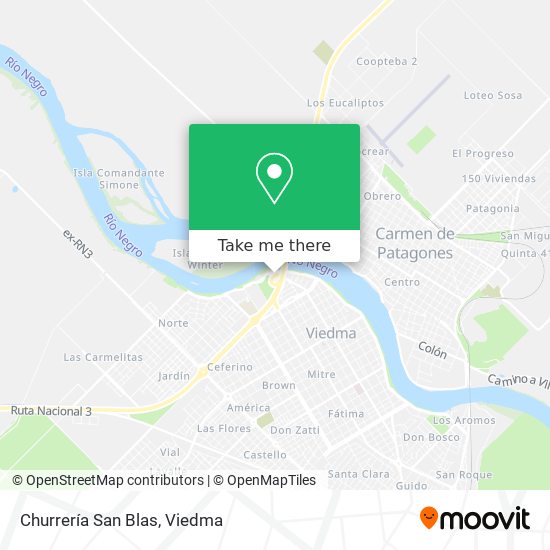 Mapa de Churrería San Blas