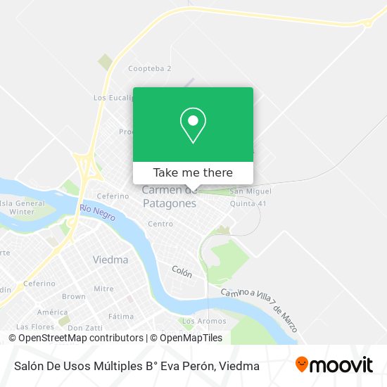 Salón De Usos Múltiples B° Eva Perón map