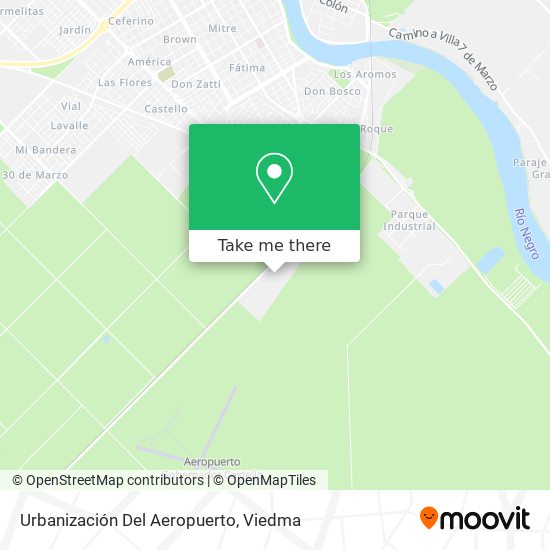Urbanización Del Aeropuerto map