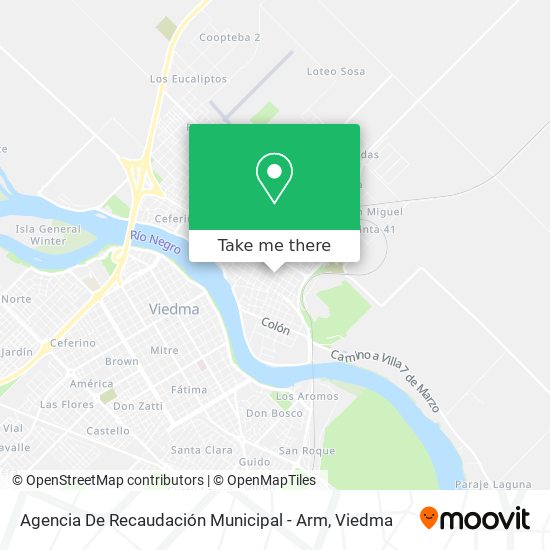 Agencia De Recaudación Municipal - Arm map