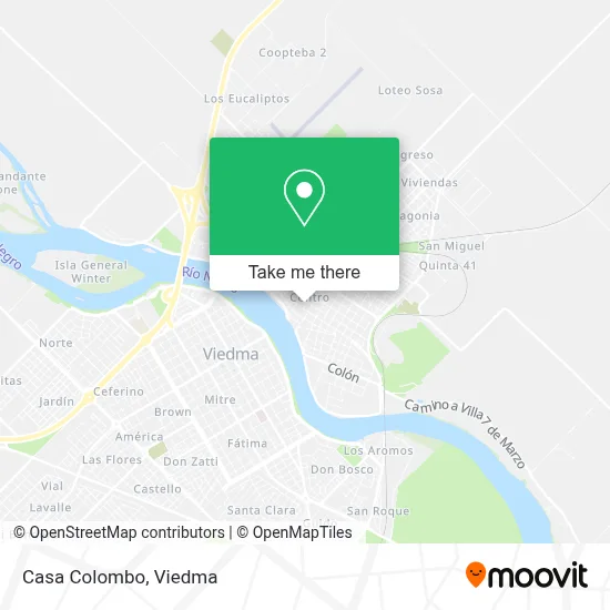 Casa Colombo map