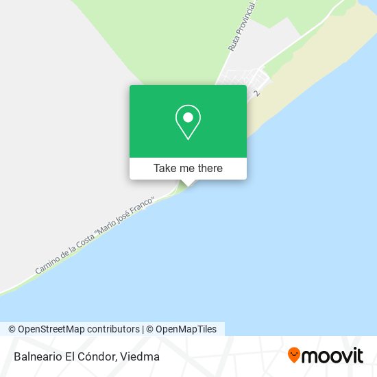 Mapa de Balneario El Cóndor