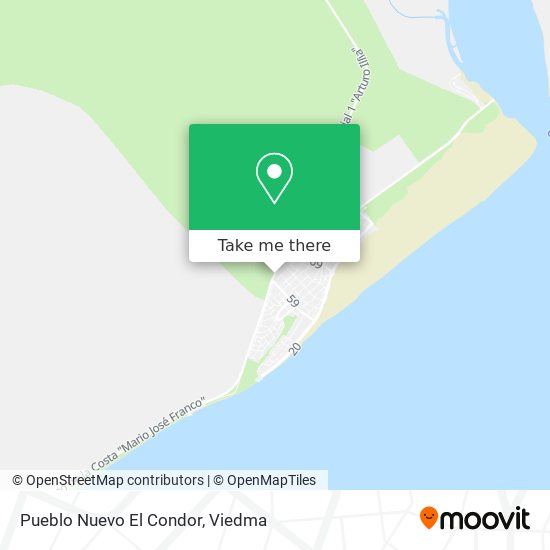 Mapa de Pueblo Nuevo El Condor