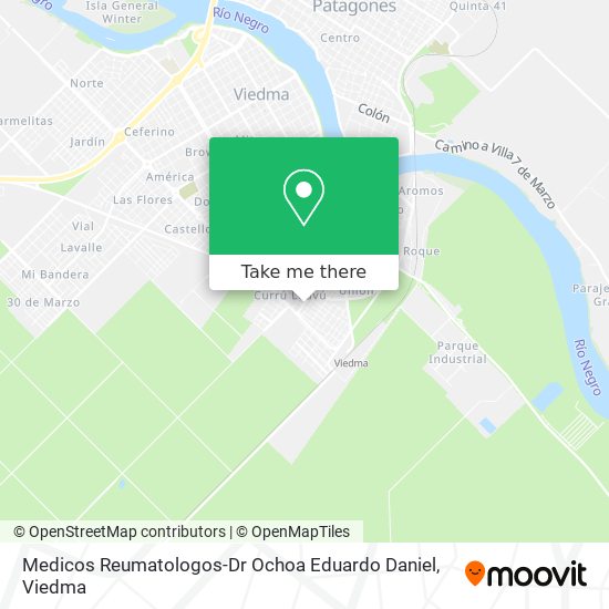 Medicos Reumatologos-Dr Ochoa Eduardo Daniel map