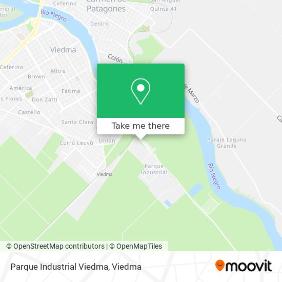 Mapa de Parque Industrial Viedma