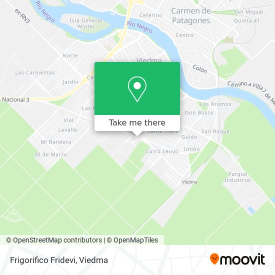 Mapa de Frigorifico Fridevi