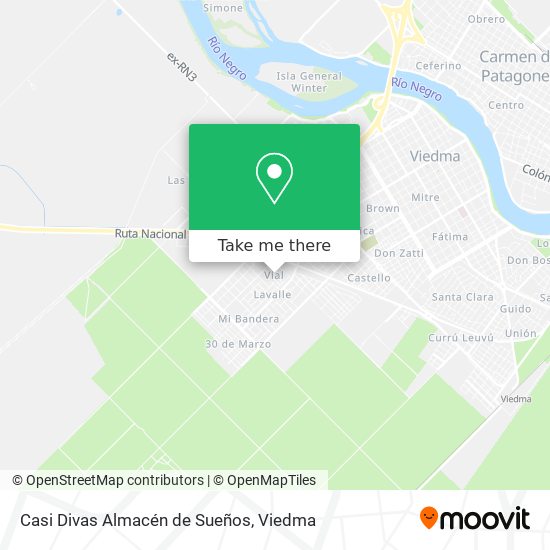 Mapa de Casi Divas Almacén de Sueños