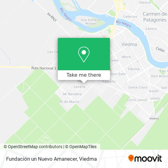 Fundación un Nuevo Amanecer map
