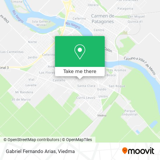 Mapa de Gabriel Fernando Arias