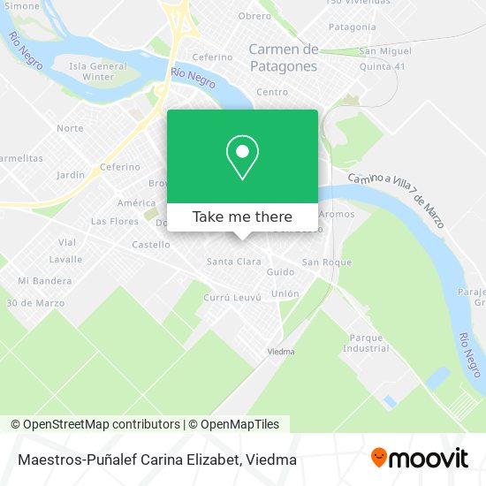 Mapa de Maestros-Puñalef Carina Elizabet