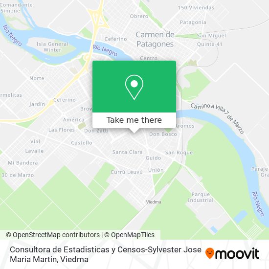 Consultora de Estadisticas y Censos-Sylvester Jose Maria Martin map