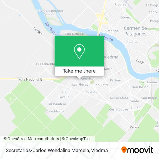 Secretarios-Carlos Wendalina Marcela map