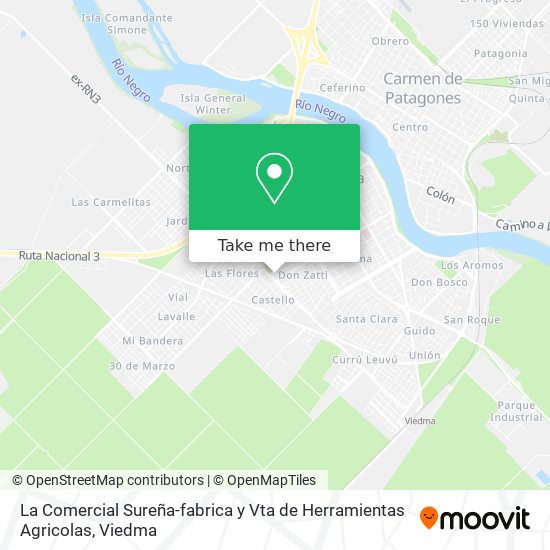 La Comercial Sureña-fabrica y Vta de Herramientas Agricolas map
