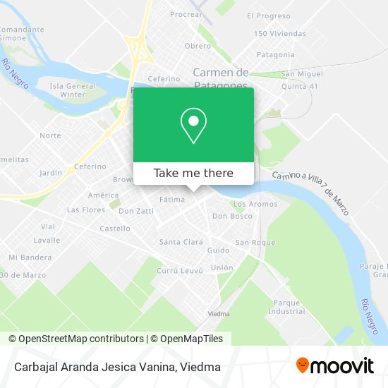 Carbajal Aranda Jesica Vanina map