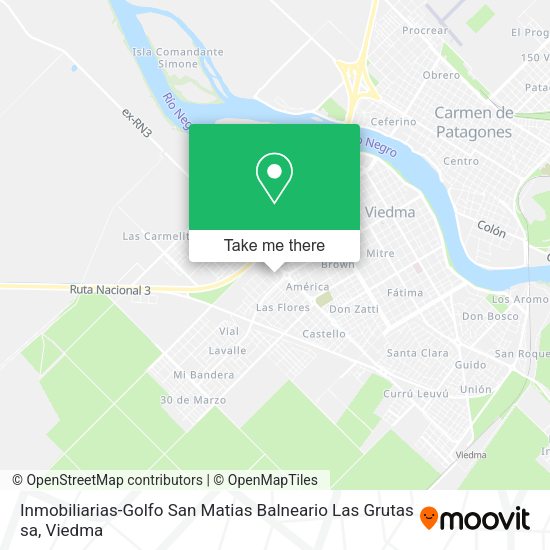 Inmobiliarias-Golfo San Matias Balneario Las Grutas sa map