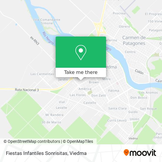 Fiestas Infantiles Sonrisitas map