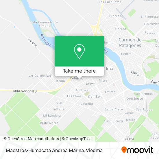 Maestros-Humacata Andrea Marina map