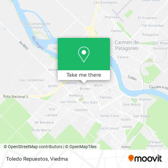 Mapa de Toledo Repuestos