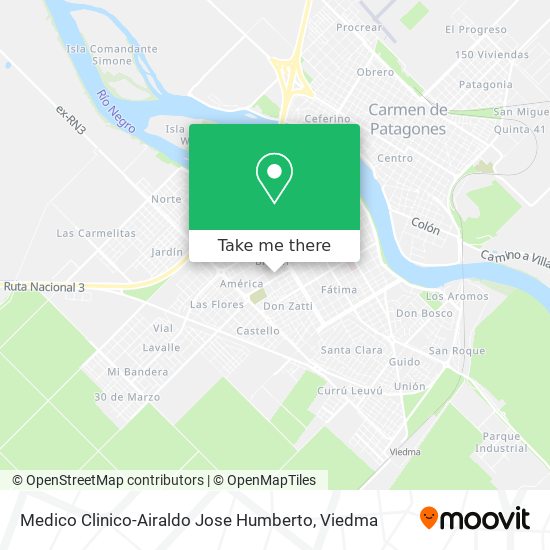 Mapa de Medico Clinico-Airaldo Jose Humberto
